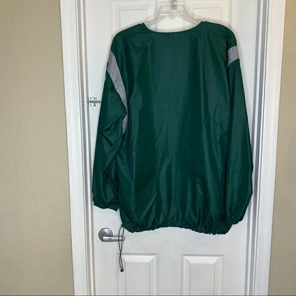 Adidas Pullover Windbreaker Lightweight Jacket Green Size 2XL